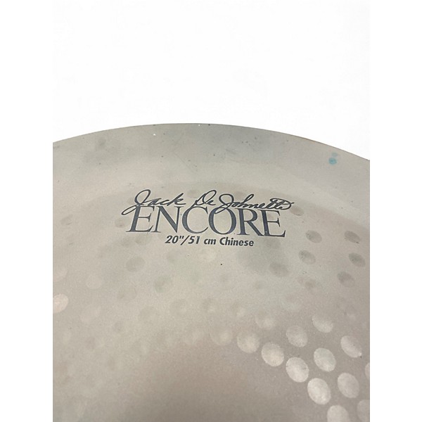 Used SABIAN 20in Jack Dejohnette Encore CHINESE Cymbal