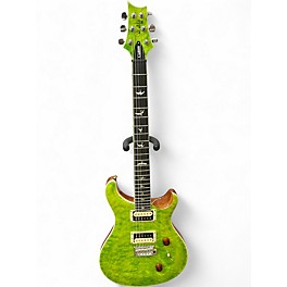 Used PRS SE Custom 24 Green Solid Body Electric Guitar