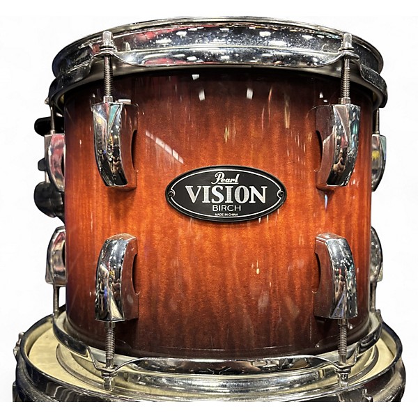 Used Pearl 5 Piece Vision AMBER FADE Drum Kit AMBER FADE | Guitar