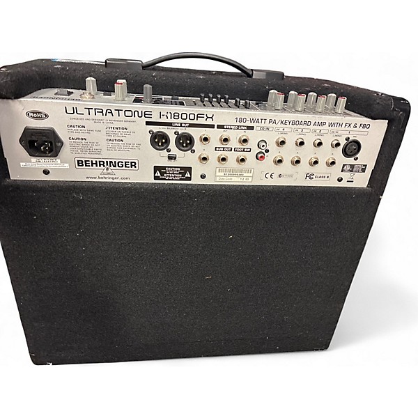 Used Behringer ULTRATONE K1800FX Keyboard Amp