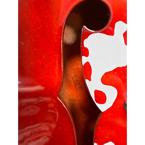 Vintage 1960s Harmony Rocket 1pu Red Hollow Body Electric Guitar