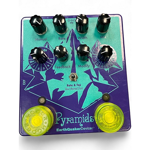 Used EarthQuaker Devices Pyramids Stereo Flanging Device Effect Pedal