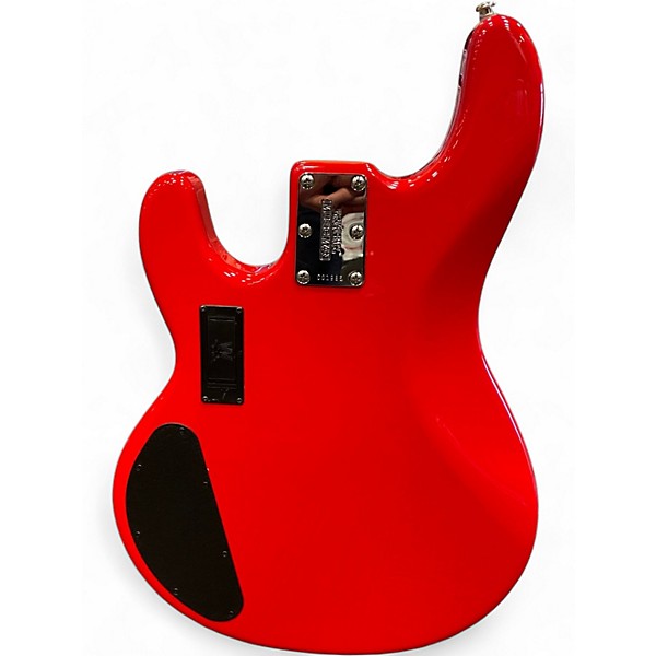 Used Ernie Ball Music Man Stingray HH 4 String CHILI RED Electric Bass Guitar