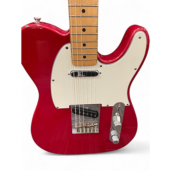 Used Fender Standard Telecaster Red Solid Body Electric Guitar