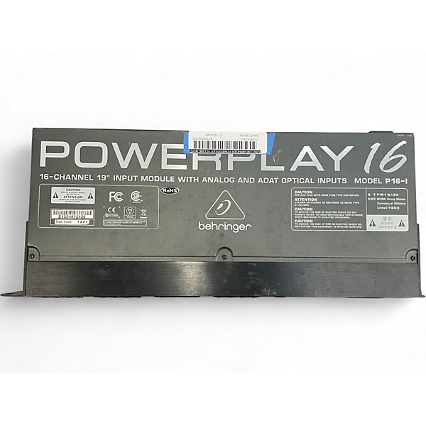 Used Behringer Powerplay 16 Line Mixer