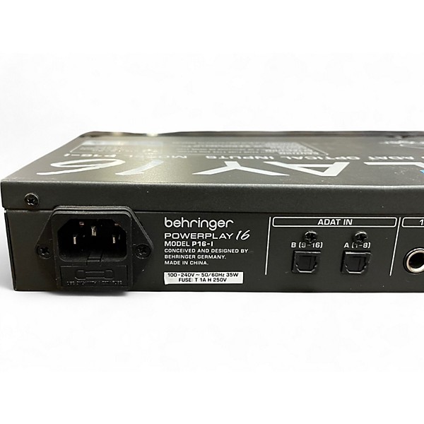 Used Behringer Powerplay 16 Line Mixer