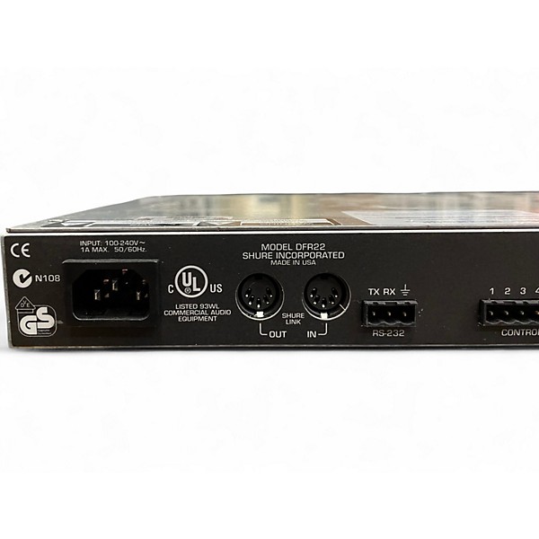 Used Shure DFR22 Soundplex Feedback Suppressor