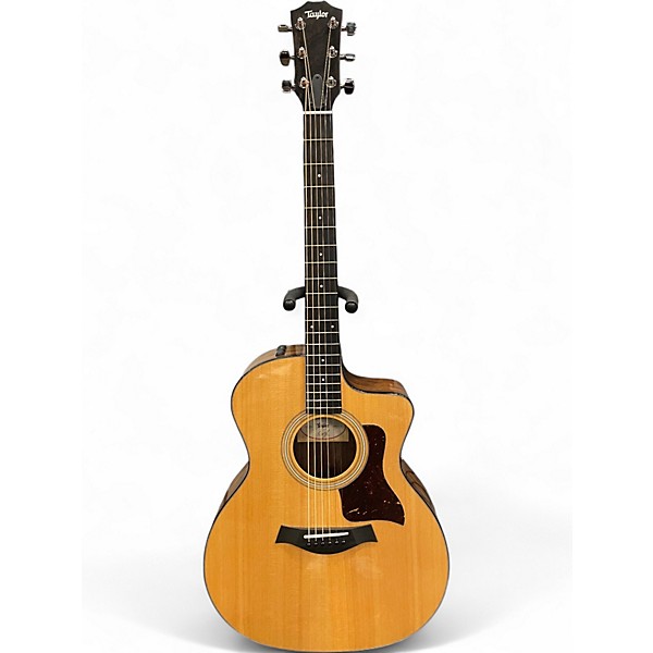 Used Taylor 214CE Plus Natural Acoustic Electric Guitar