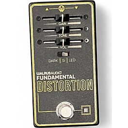Used Walrus Audio FUNDAMENTAL DISTORTION Effect Pedal