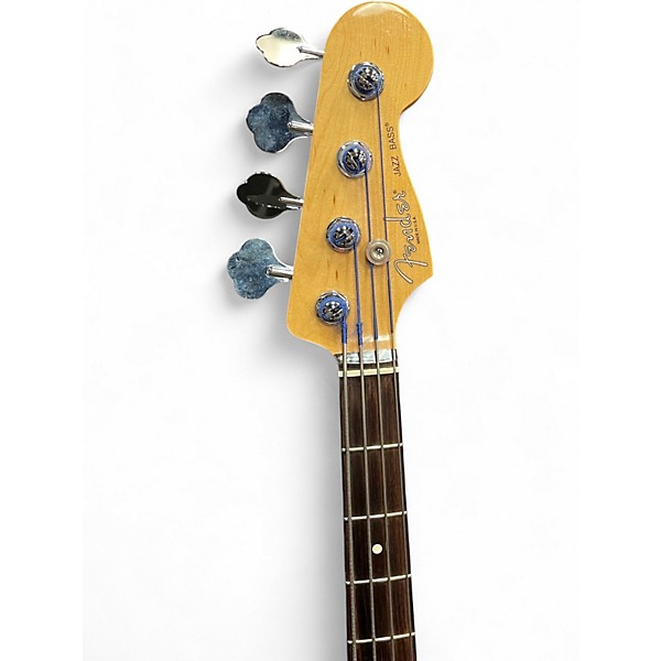 Used Fender American Standard Jazz Bass Black Electric Bass Guitar