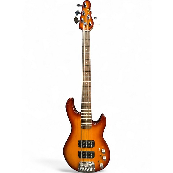 Used G&L Tribute L2500 5 String Tobacco Burst Electric Bass Guitar