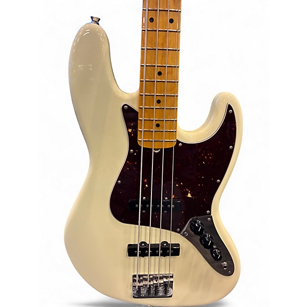 Used Fender American Professional II Jazz Bass Olympic White Electric Bass Guitar