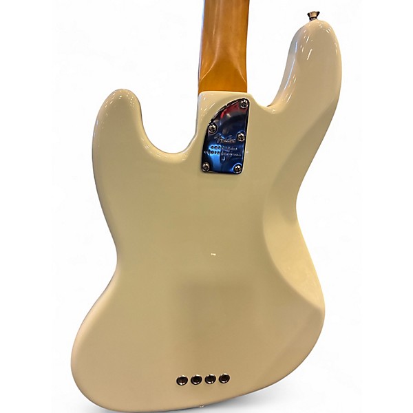 Used Fender American Professional II Jazz Bass Olympic White Electric Bass Guitar