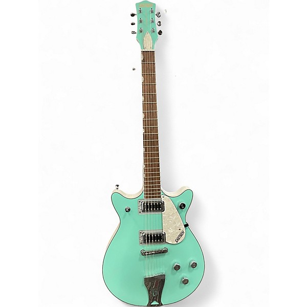 Used Gretsch Guitars G5237 Electromatic Double Jet Surf Green Solid Body Electric Guitar