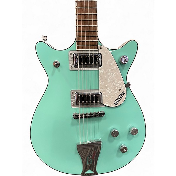 Used Gretsch Guitars G5237 Electromatic Double Jet Surf Green Solid Body Electric Guitar
