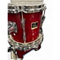Used Yamaha 5 Piece Stage Custom Candy Apple Red Drum Kit