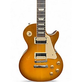 Used 2011 Gibson Les Paul Traditional Pro 1950S Neck Honey Burst Solid Body Electric Guitar
