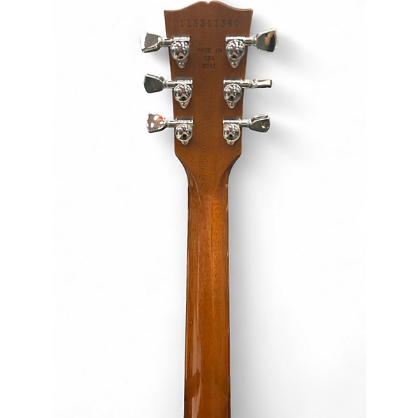 Used 2011 Gibson Les Paul Traditional Pro 1950S Neck Honey Burst Solid Body Electric Guitar