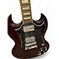 Used 2011 Gibson SG Standard Burgundy Solid Body Electric Guitar thumbnail