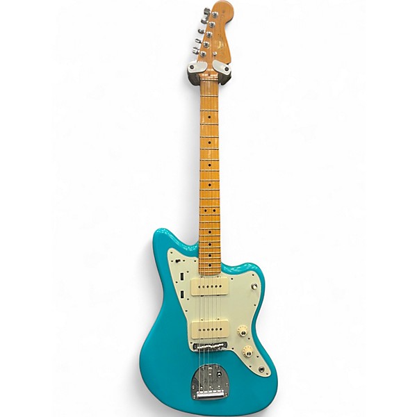 Used Fender american professional ii jazzmaster miami blue Solid Body Electric Guitar
