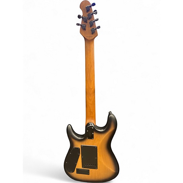 Used Sterling by Music Man JASON RICHARDSON CUTLASS NATURAL POPLAR BURST Solid Body Electric Guitar