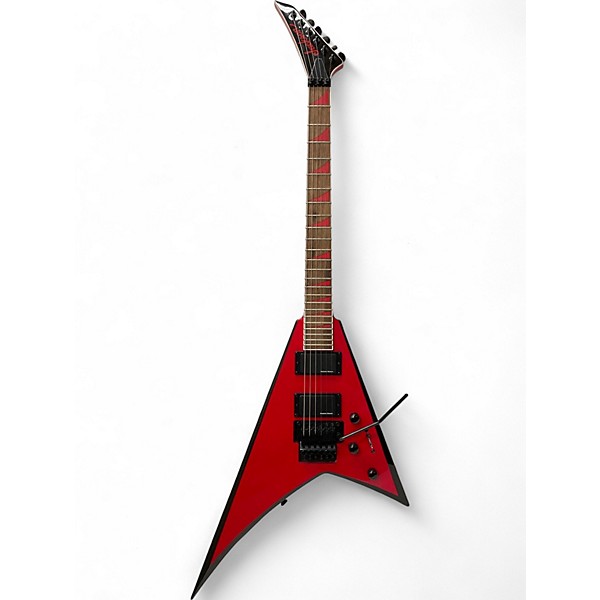 Used Jackson RR24M Randy Rhoads Red with Black Bevels Solid Body Electric Guitar