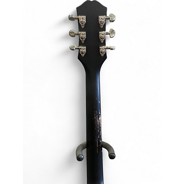 Used Epiphone Les Paul Traditional Pro IV Worn Ebony Solid Body Electric Guitar