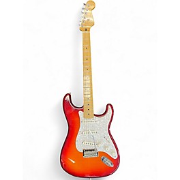 Used Fender Player Stratocaster Aged Cherry Burst Solid Body Electric Guitar