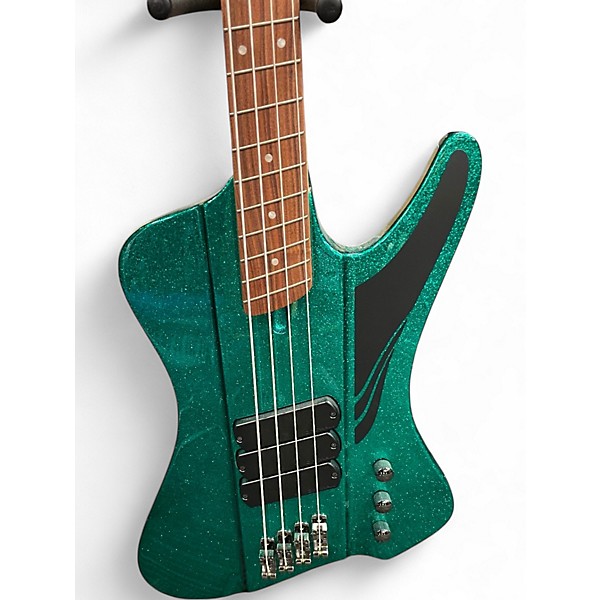 Used Dingwall D-ROC Metallic Aqua Marine Electric Bass Guitar