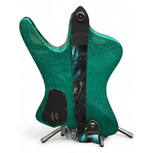 Used Dingwall D-ROC Metallic Aqua Marine Electric Bass Guitar