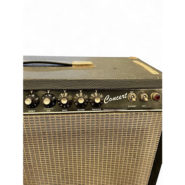 Vintage 1980s Fender Concert Reverb 4x10 Tube Guitar Combo Amp