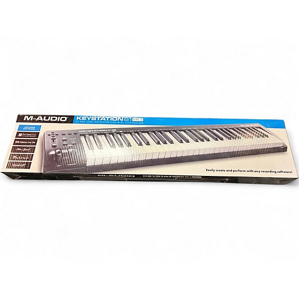 Used 2023 M-Audio Keystation 61ES MKIII Keyboard Workstation