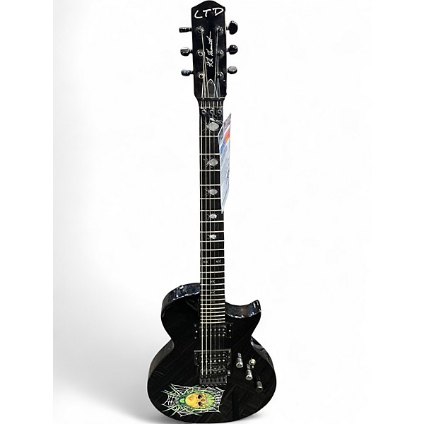Used ESP LTD KH3 Kirk Hammett Signature Black Solid Body Electric Guitar