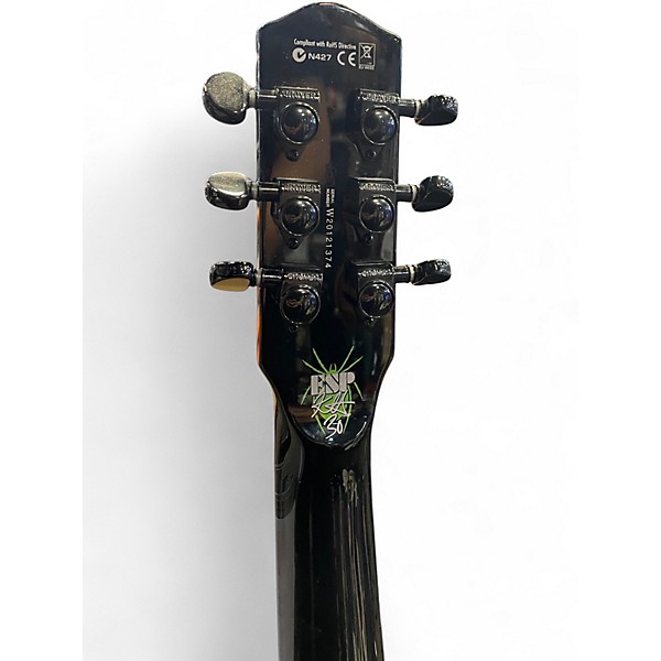 Used ESP LTD KH3 Kirk Hammett Signature Black Solid Body Electric Guitar
