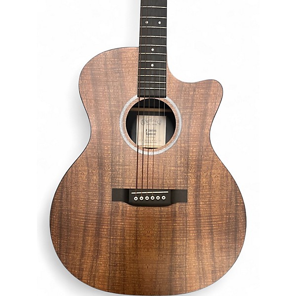 Used Martin X SERIES SPECIAL KOA Natural Acoustic Electric Guitar