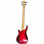 Used Carlo Robelli FRETLESS Candy Apple Red Electric Bass Guitar