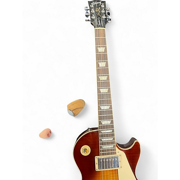 Used Gibson Les Paul Standard Amber Solid Body Electric Guitar