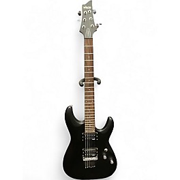 Used Schecter Guitar Research C-6 Deluxe Satin Black Solid Body Electric Guitar