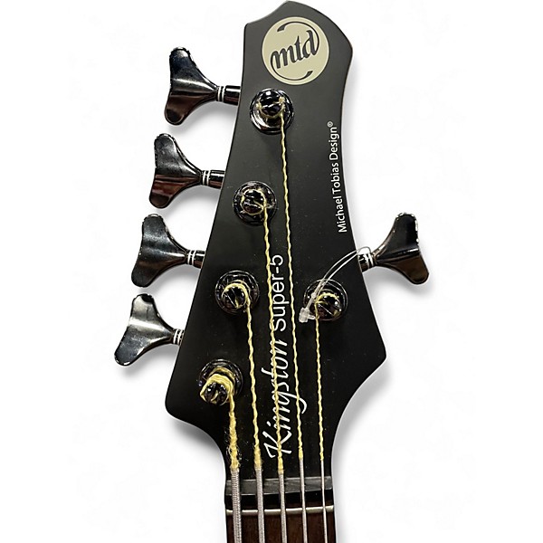 Used MTD kingston super 5 Black Electric Bass Guitar