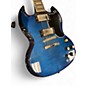 Used Epiphone SG CUSTOM VIPER BLUE Solid Body Electric Guitar thumbnail