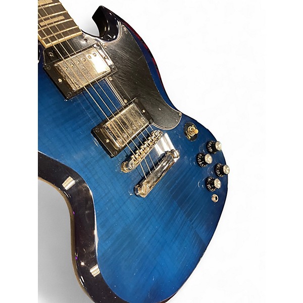 Used Epiphone SG CUSTOM VIPER BLUE Solid Body Electric Guitar