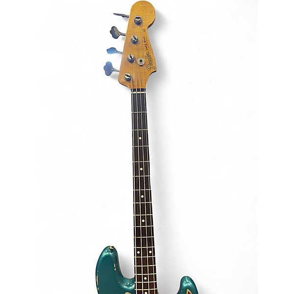 Used 2020 Fender 60 Jazz Bass Hvy Reic Ocean Turquoise Electric Bass Guitar