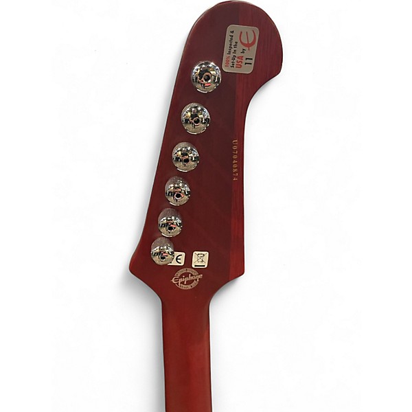 Used Epiphone Firebird Custom Shop Wine Red Solid Body Electric Guitar