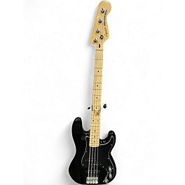 Used Squier Affinity Precision Bass PJ Black Electric Bass Guitar
