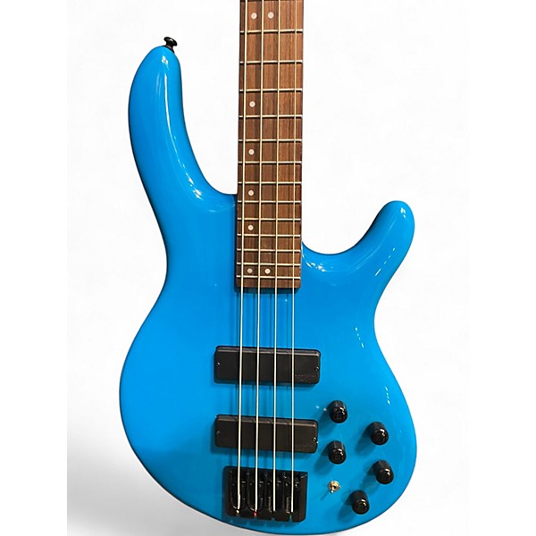 Used Cort ARTISAN C4 DELUXE Candy Blue Electric Bass Guitar