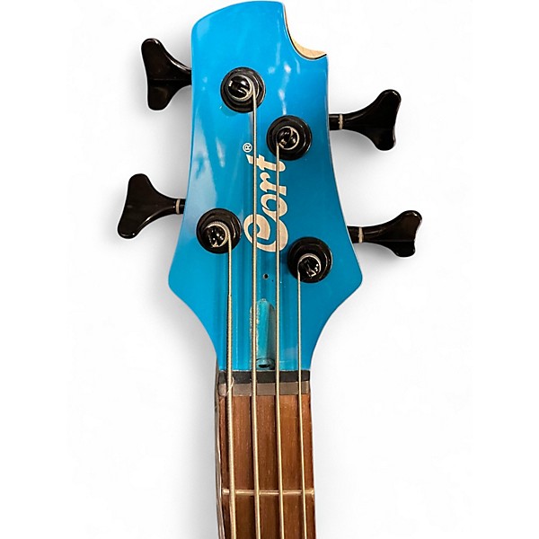Used Cort ARTISAN C4 DELUXE Candy Blue Electric Bass Guitar