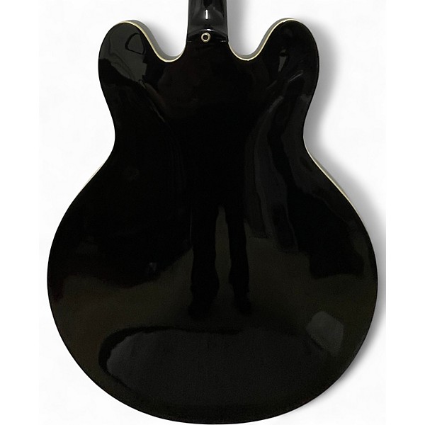 Used Epiphone Sheraton II Black Hollow Body Electric Guitar
