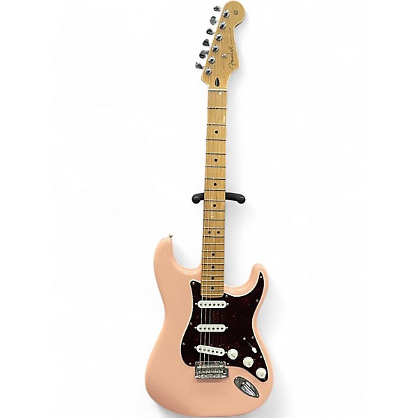 Used 2021 Fender Limited Edition Player Stratocaster Shell Pink Solid Body Electric Guitar