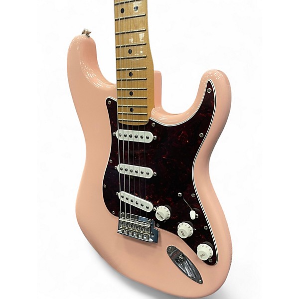 Used 2021 Fender Limited Edition Player Stratocaster Shell Pink Solid Body Electric Guitar