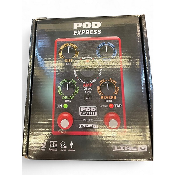 Used Line 6 Pocket Pod Express Amp Modeler Effect Processor